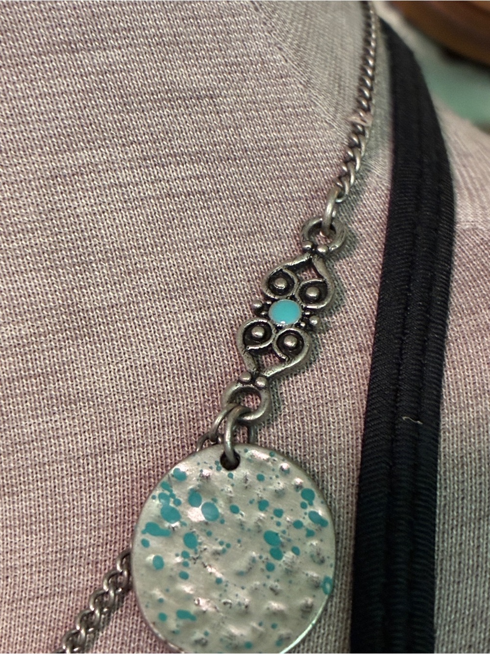 Vintage 90s Maximalist Charm Necklace - Picture 7 of 9